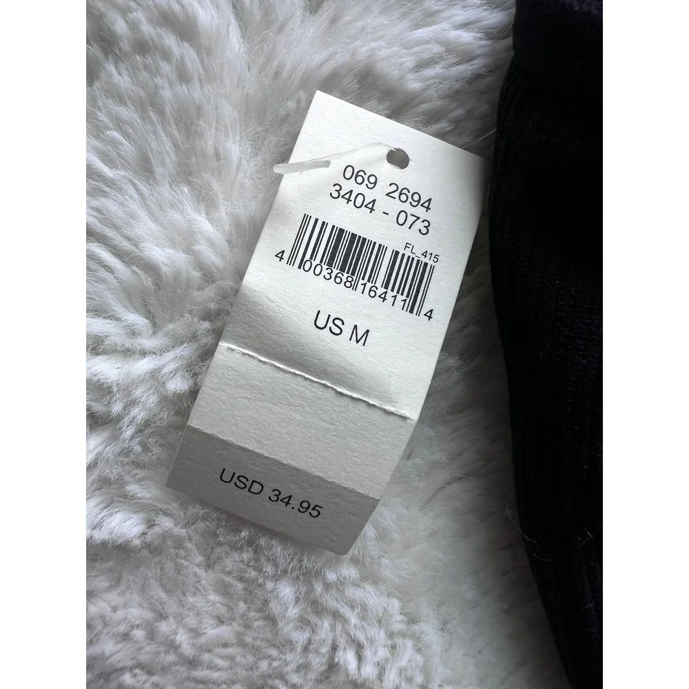 Aerie Womens Seamless Ribbed O-Ring Bralette Black V-Neck Adjustable M 3404-073